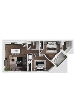 Two Bedroom Two Bath - Corner 201 floor plan